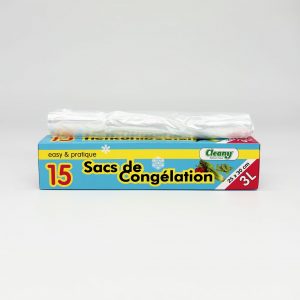 CLEANY SACS DE CONGELATION 3L/ 15PC