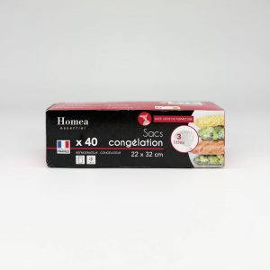 HOMEA SACS DE CONGELATION 3L/ 40PC